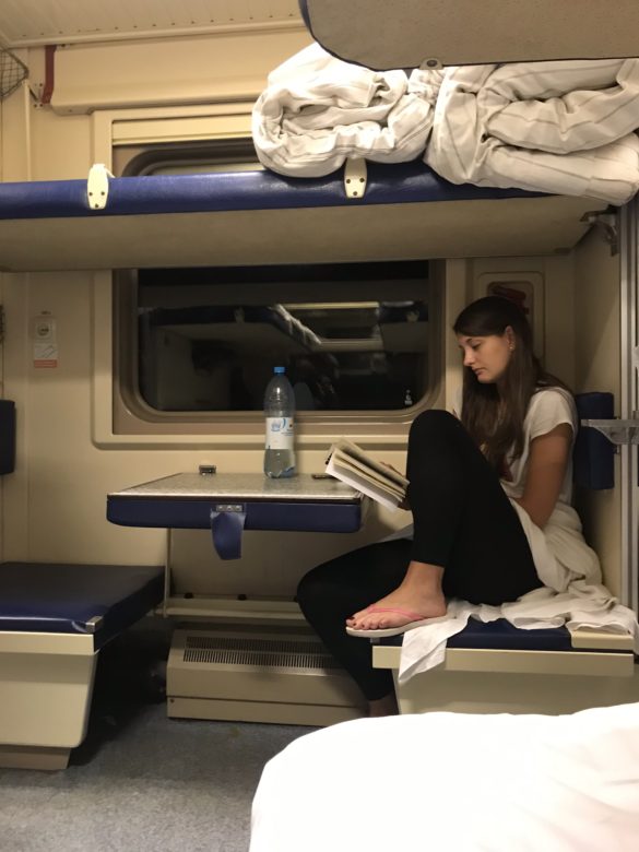 Trans siberian railway open sleeping carriage