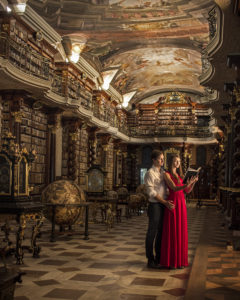Prague baroque library clementinum
