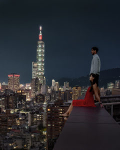 Taipei 101 rooftop view