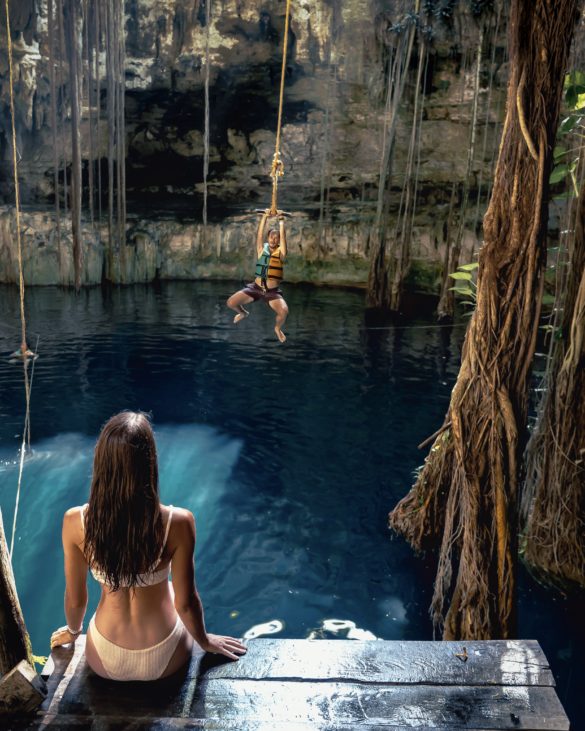 Cenote Oxman swing